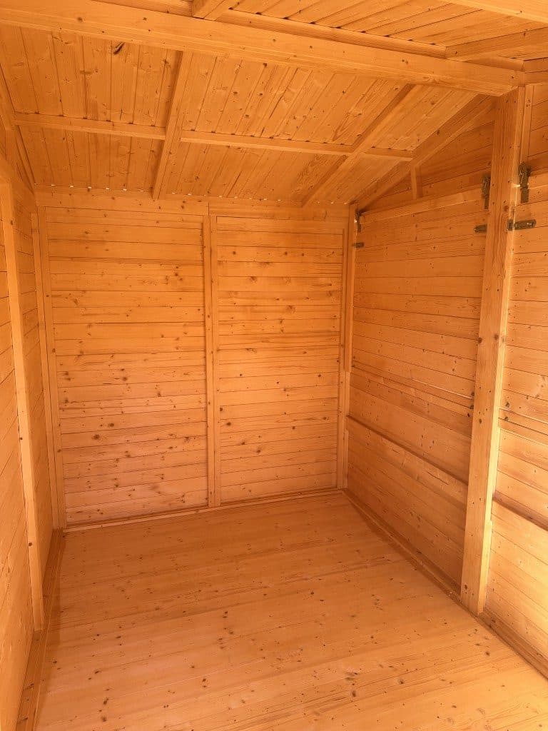 Small cabin interior